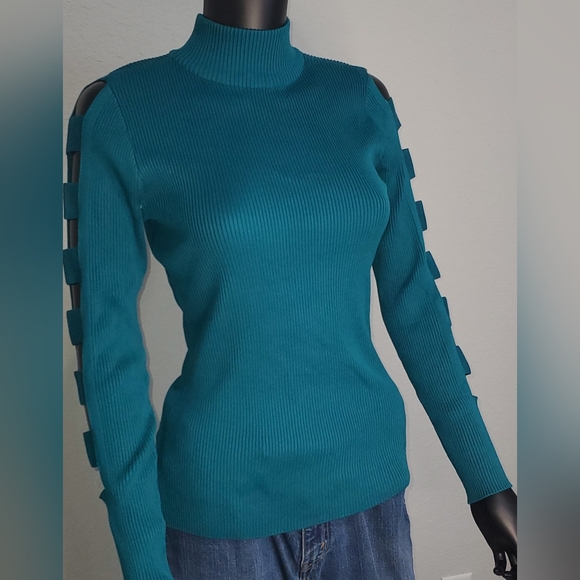 Fashion Nova, Size L, Teal - Picture 2 of 5